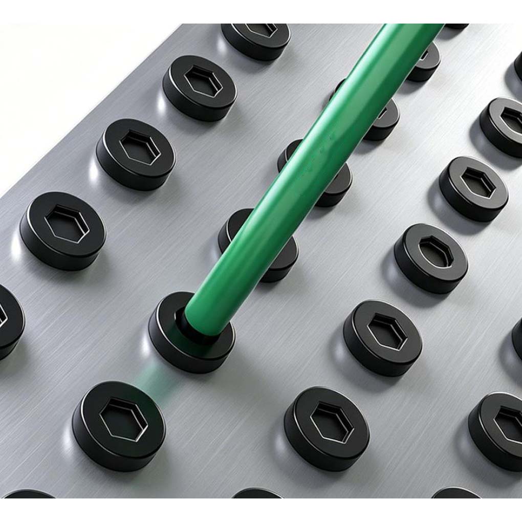 Power Tools Green - مفك براغي مغناطيسي أخضر من الفولاذ