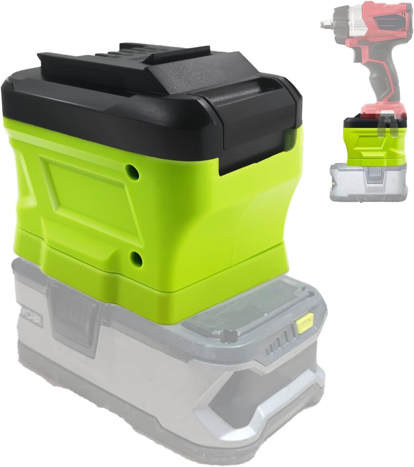 Power Tools Ryobi - محول بطارية لريوبي 18 فولت ليثيوم