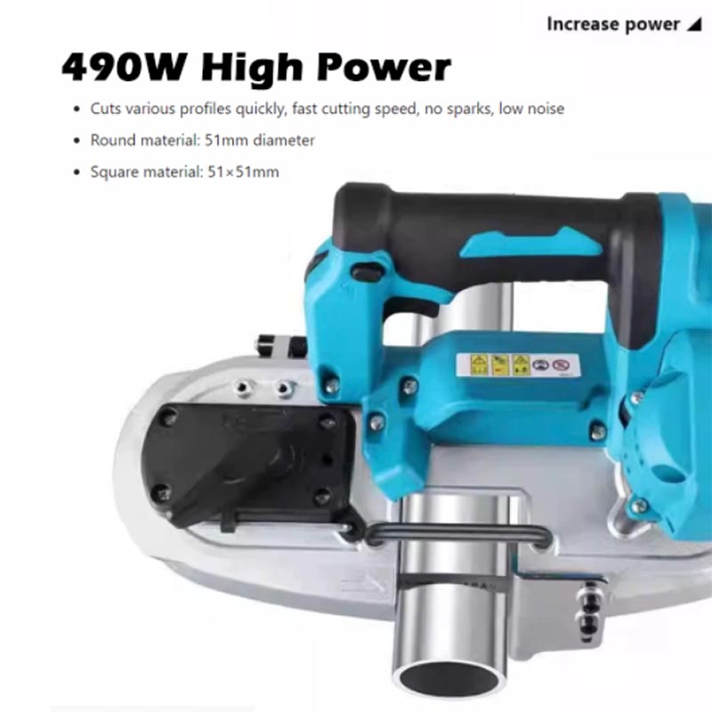 Power Tools Portable - منشار شريطي محمول بقوة 490 واط