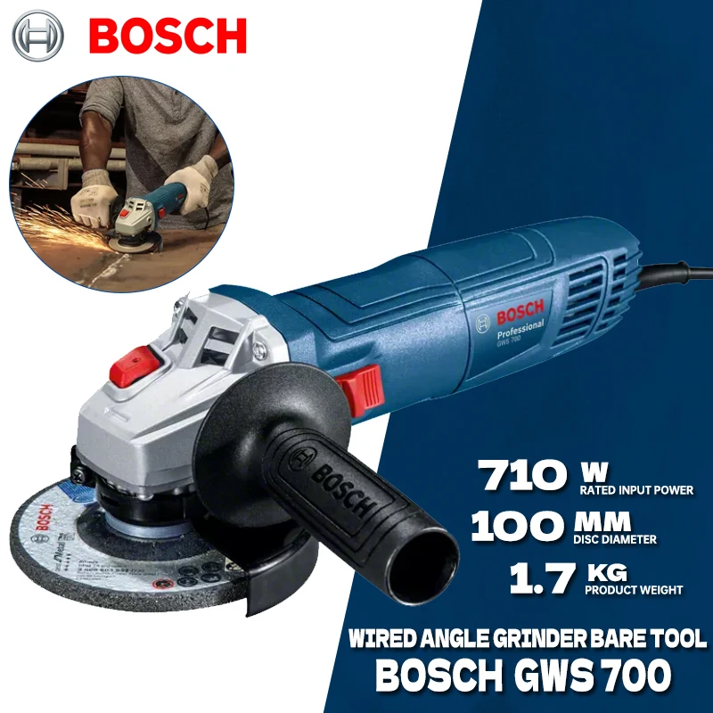 Power Tools Wood - جلاخة زاوية سلكية من بوش GWS