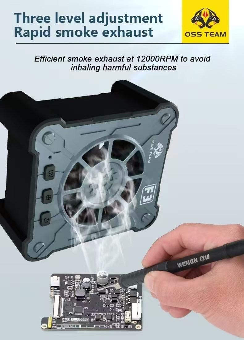 Power Tools Green - مروحة عادم صغيرة قوية من OSS،