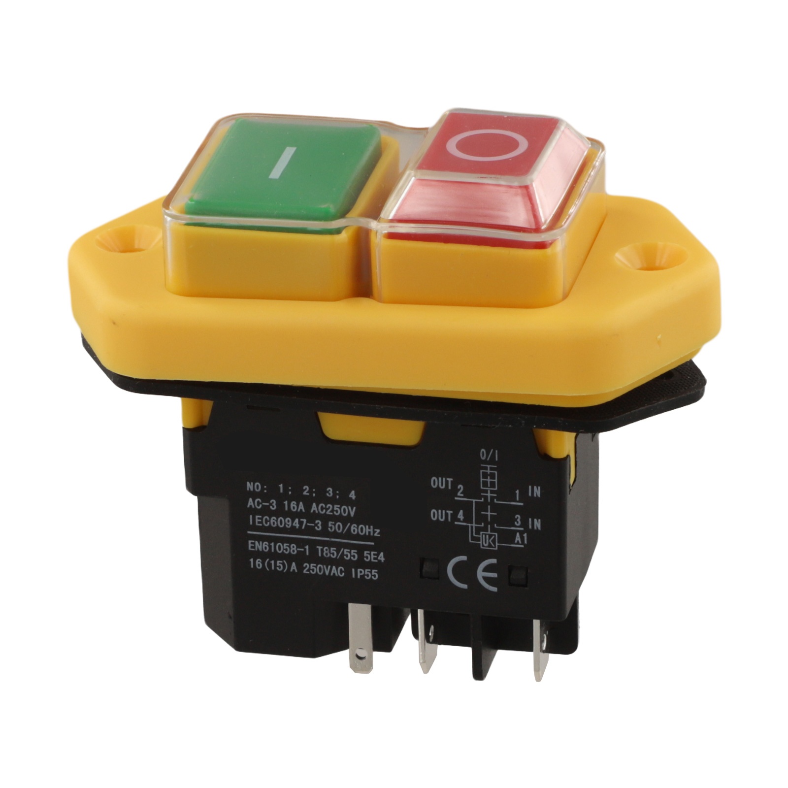 Power Tools Green - مفتاح ضغط ذو 5 أطراف طراز