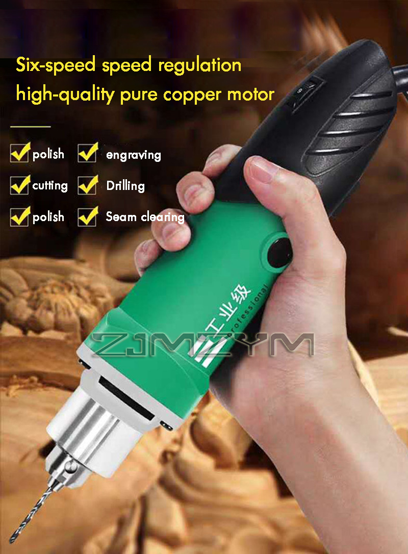 Power Tools Wood - 6-موقف متغير السرعة عالية الطاقة حفارة