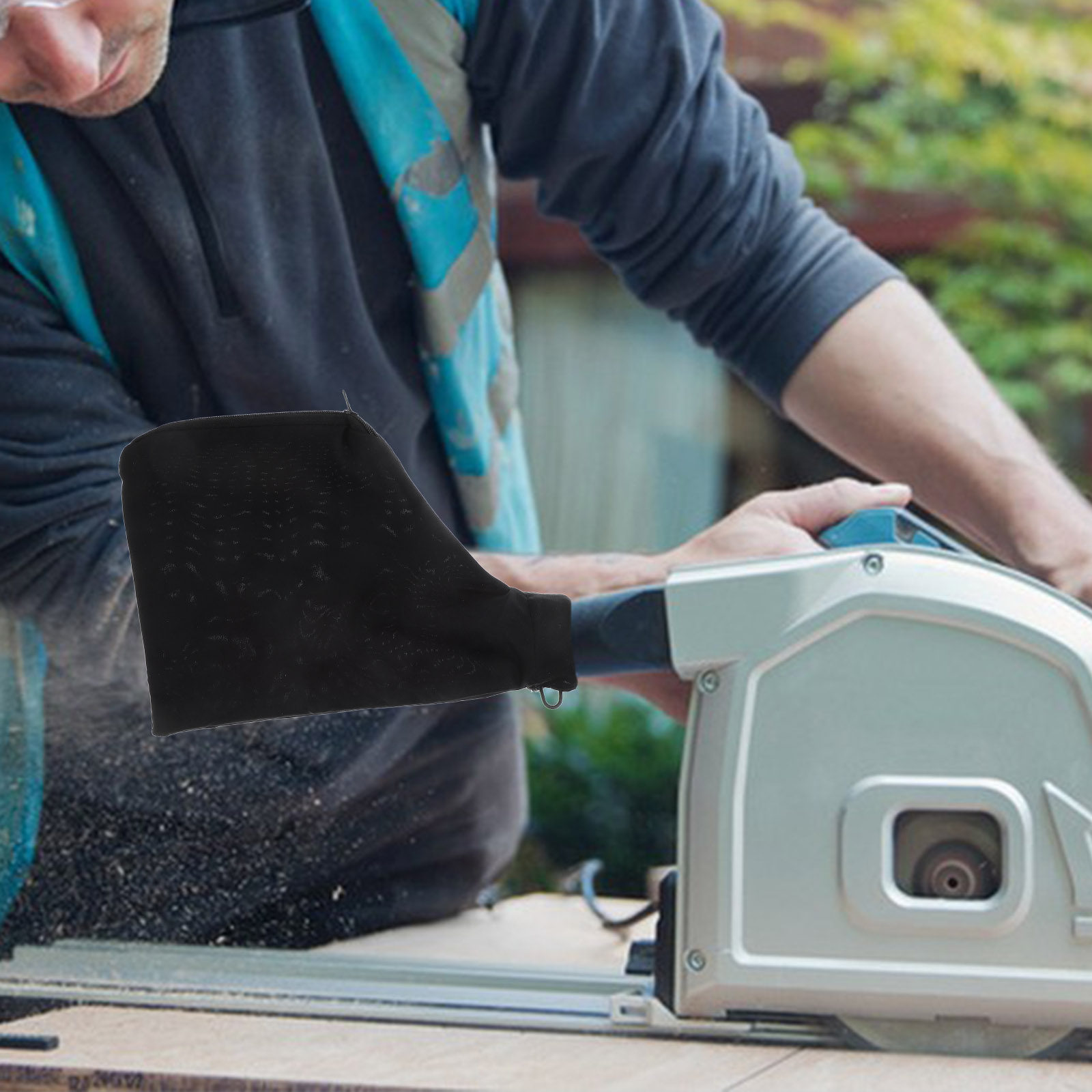 Bag Power Tools - كيس تجميع الغبار الأسود العالمي لمنشار
