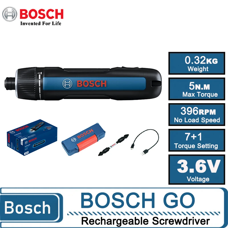 Power Tools Portable - مفك براغي كهربائي لاسلكي بوش GO
