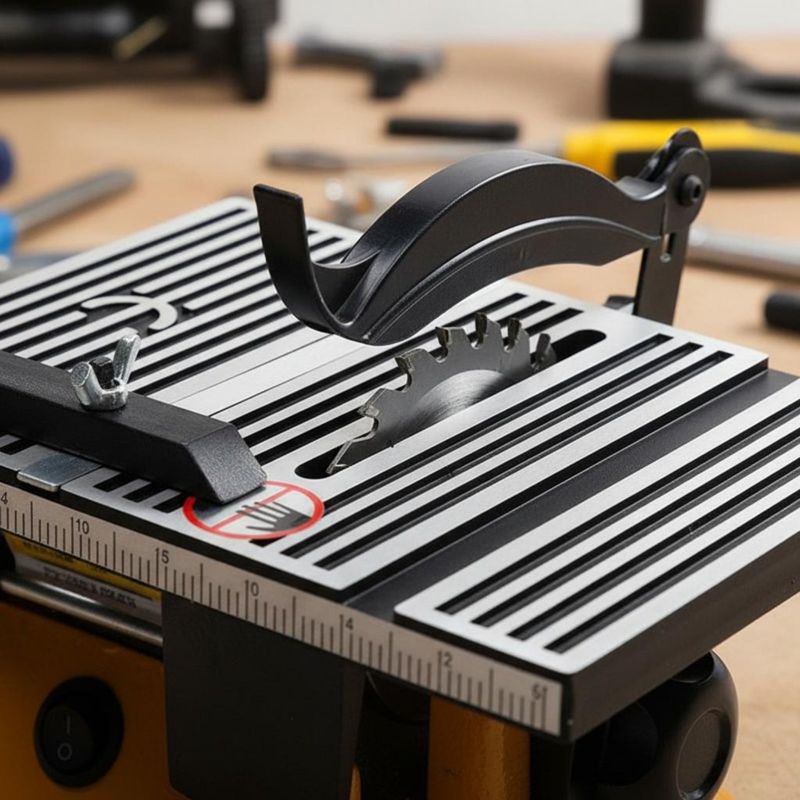 Power Tools Workshop - منشار طاولة صغير محمول، آلة قطع