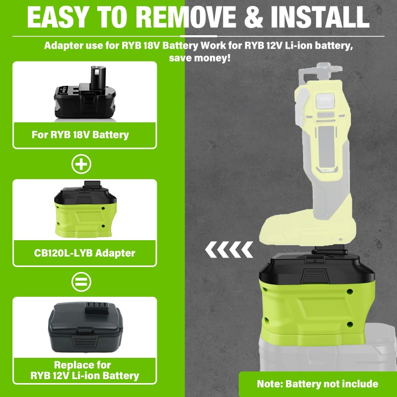 محول بطارية HAKSINKY لـ Ryobi/ - مراجعة Power Tools Ryobi وسعره