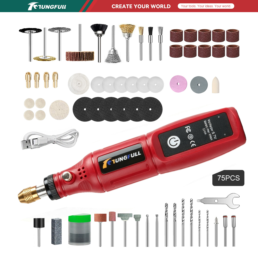 أداة دوارة لاسلكية من TUNGFULL - مراجعة Power Tools Workshop وسعره