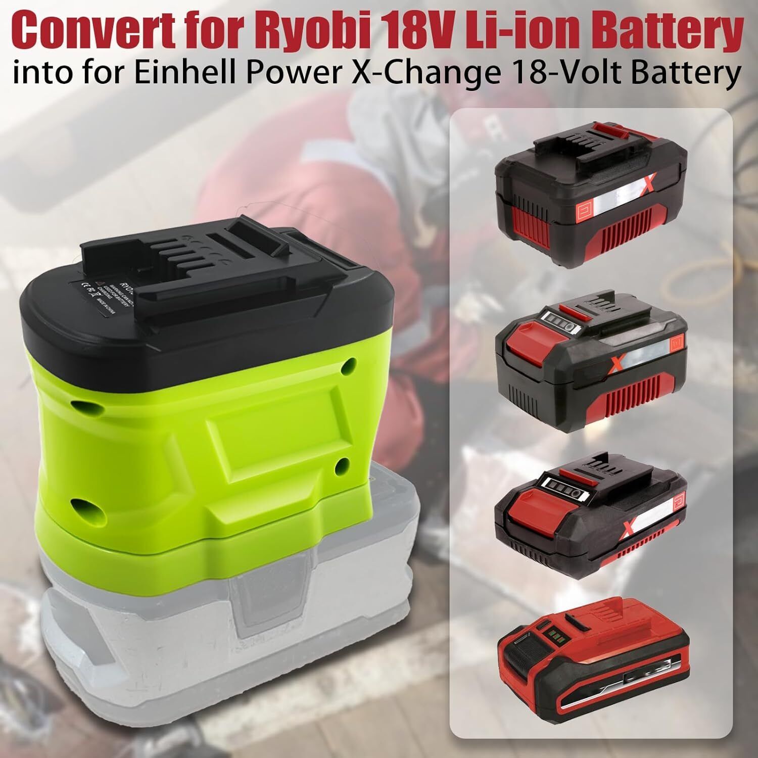 محول بطارية لريوبي 18 فولت ليث - مراجعة Power Tools Ryobi وسعره