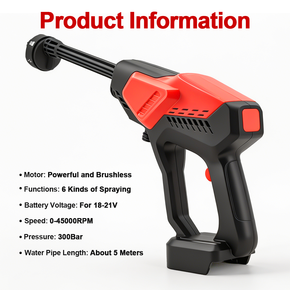 غسالة سيارات لاسلكية قوية بضغط - مراجعة Power Tools Automotive وسعره