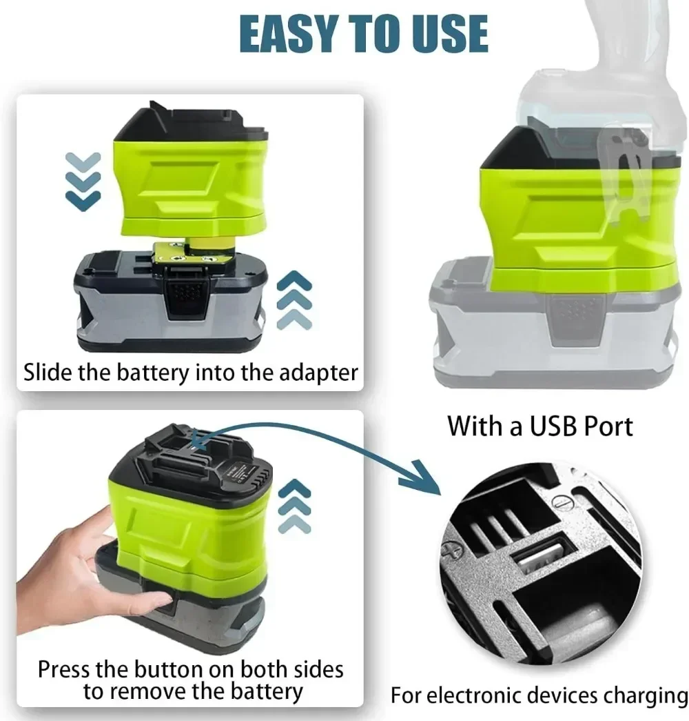 محول بطارية محول لبطارية ليثيو - مراجعة Power Tools Ryobi وسعره