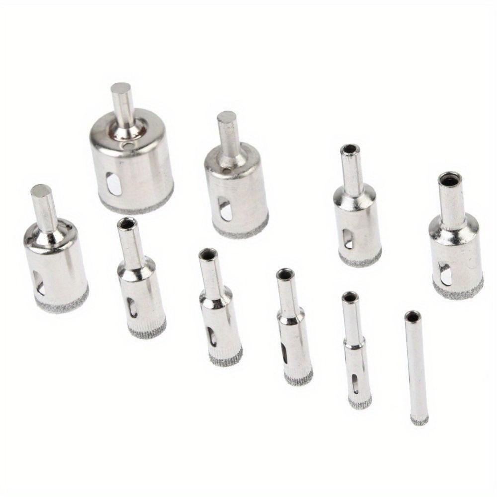 طقم مثاقب ماسية مكون من 10 قطع - مراجعة Power Tools Set وسعره