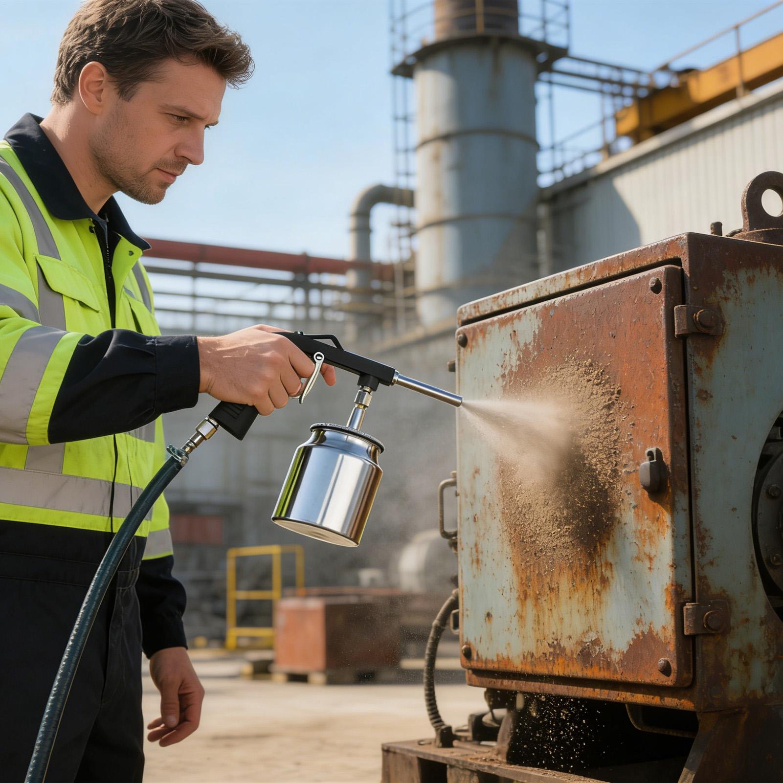 أداة تنظيف بالتفجير الكاشط محم - مراجعة Power Tools Portable وسعره