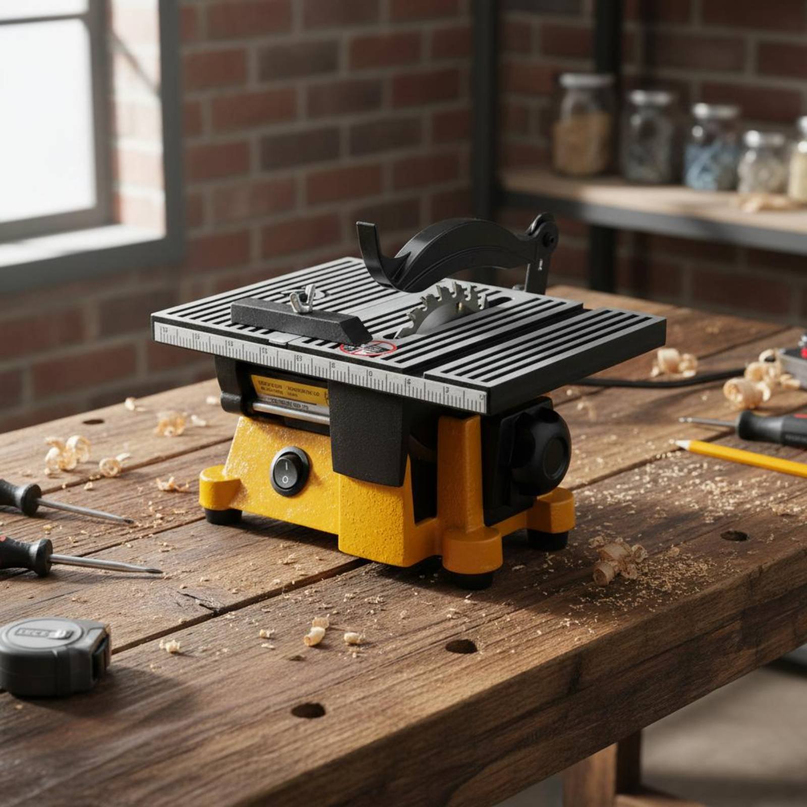 منشار طاولة صغير محمول، آلة قط - مراجعة Power Tools Workshop وسعره
