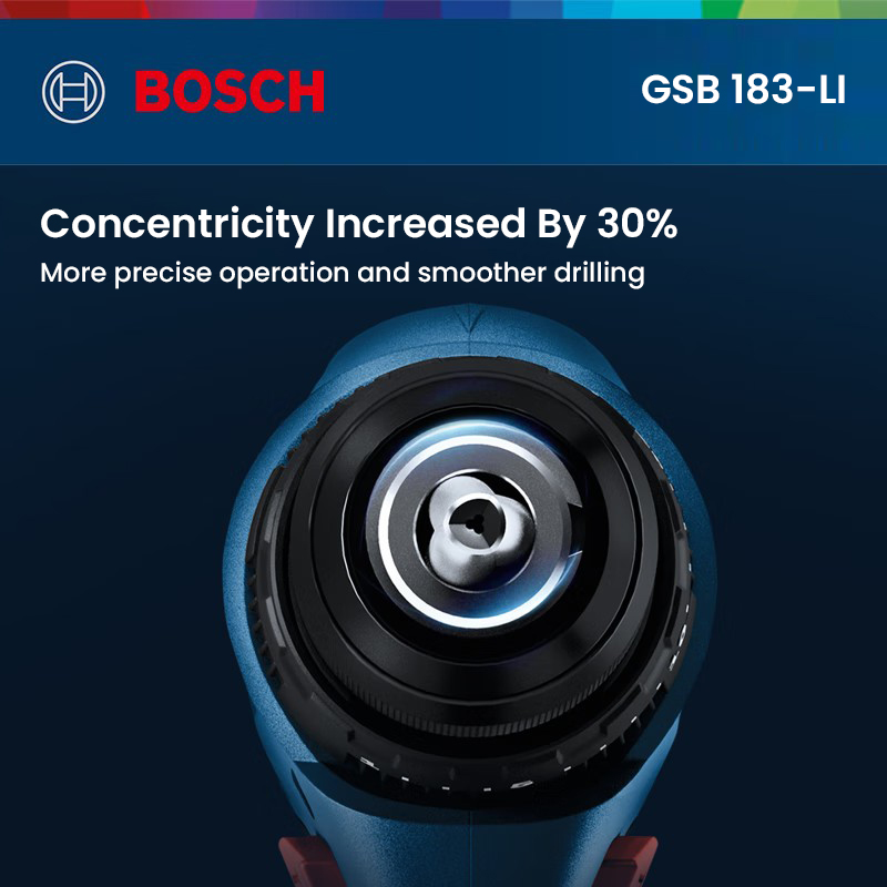 مثقاب كهربائي بوش GSB 183-LI،  - مراجعة Power Tools Wood وسعره